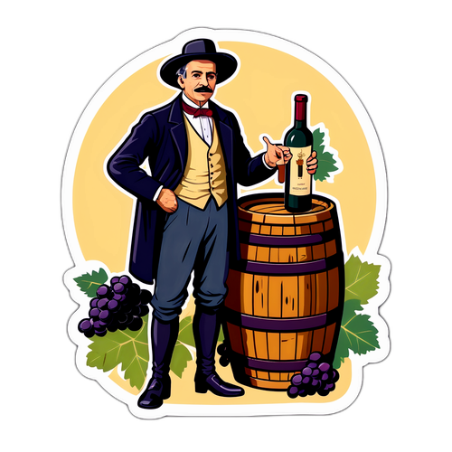 Autocolant cu Víctor Valdepeñas