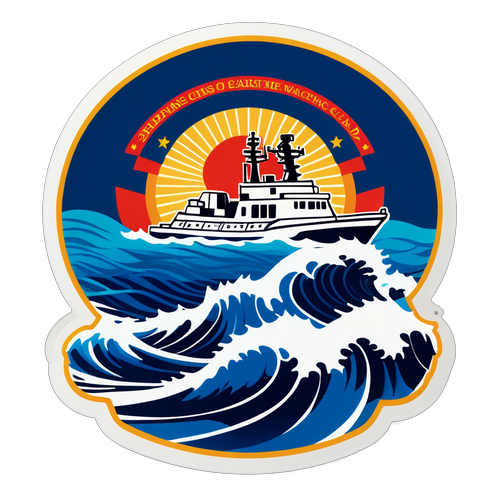 Sticker ng Tsina Coast Guard