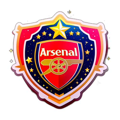 夢幻風格阿森納足球隊徽章