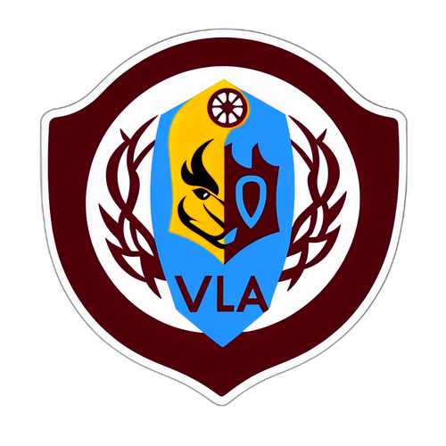 Tyylitelty suunnittelu Wolverhamptonin ja Aston Villan logoista