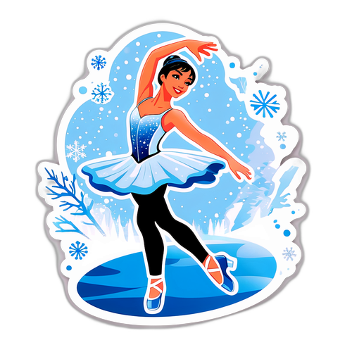 Jäätanssi ja lumiefekti