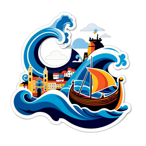 Abstrakcyjne przedstawienie Porto