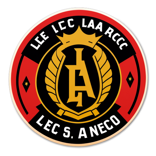 Diseño de un sticker de LAFC