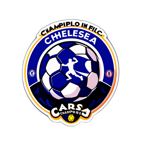 Stiker Bola Sepak Chelsea dan Paris FC