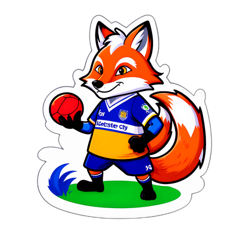 Sticker Mainan Fox dan Naga