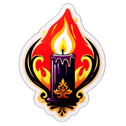 Emlékmatrica Miklós halála emlékére