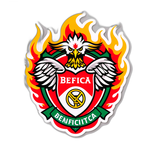 Σημάδι της Benfica με φωτιές