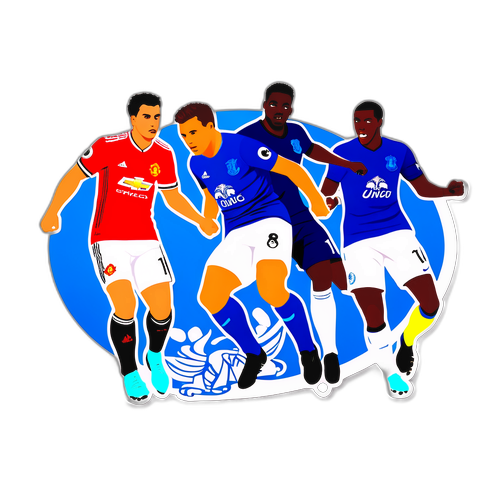 Эвертон против Манчестер Юнайтед в матче