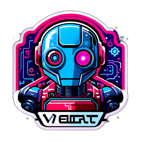 Futuristikong Sticker ng ChatGPT AI