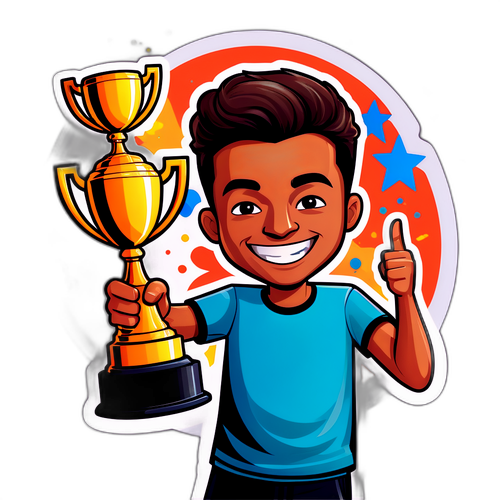 Adesivo de Marcilio Dias na Competição