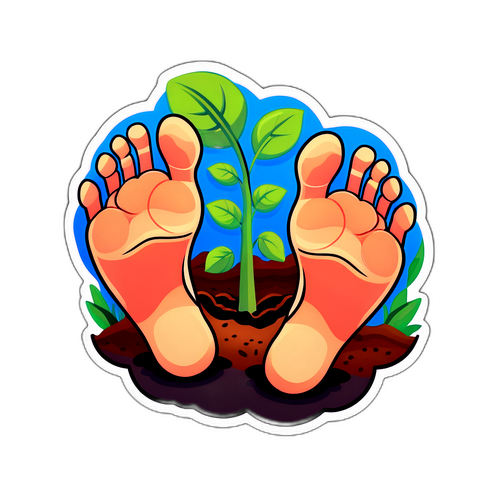 脚与大地的深层连接