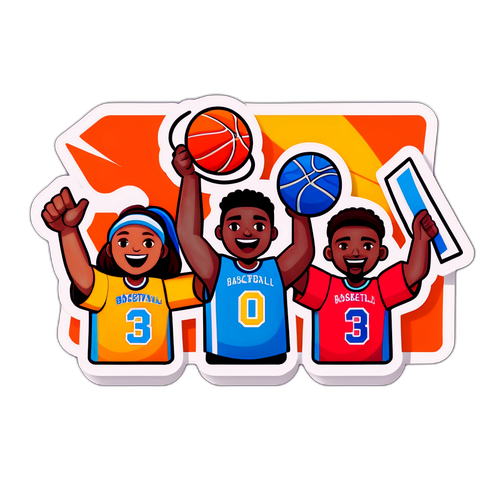 Mga Tagahanga ng Basketball na Sumisigaw