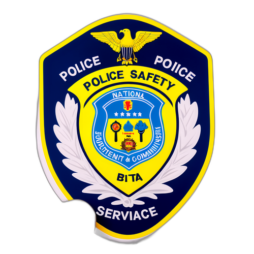 Sticker ya Huduma ya Polisi Kitaifa
