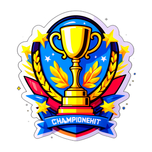 Наклейка с символами чемпионата