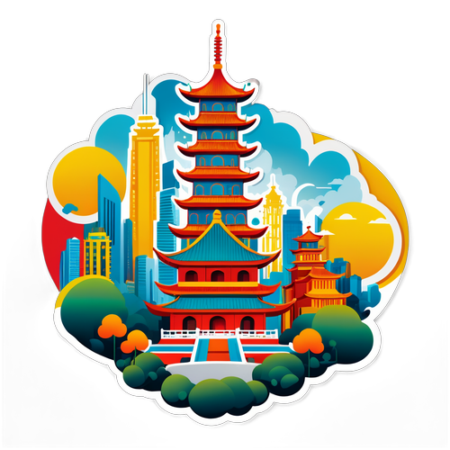 未来城市的融合景观