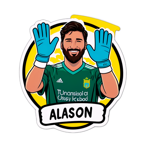 Adesivo Divertido do Alisson
