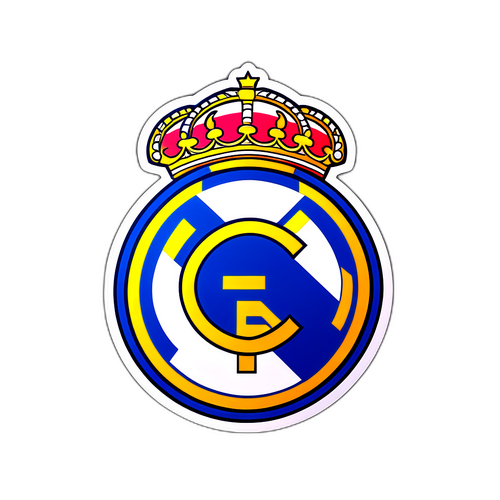 Legende Real Madrid Emblem Klistermærke