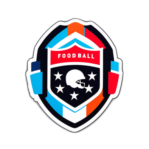 Az NFL izgalmát tükröző matricatervezés