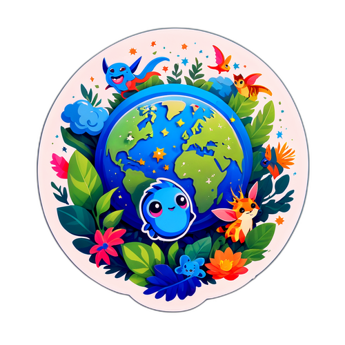 Sticker di un Pianeta Magico