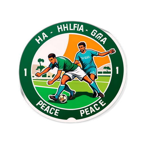 תחרות כדורגל בין חיפה לכפר השלום