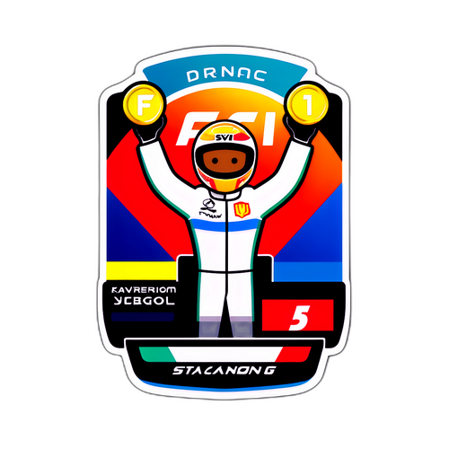 F1 Voittaja - Medaali Täynnä Voimaa