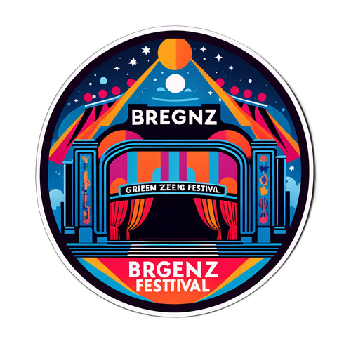 Sticker für das Bregenz Festival 2025