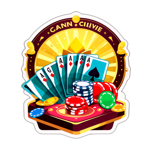 Bilhete de jogo em mesa de cassino