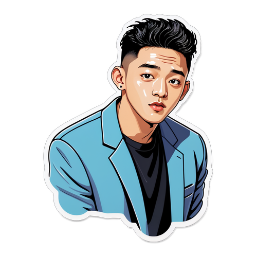 Idolize His Style! Sticker na Ipinapakita ang Kaakit-akit na Aura ni Yoo Ah-in!