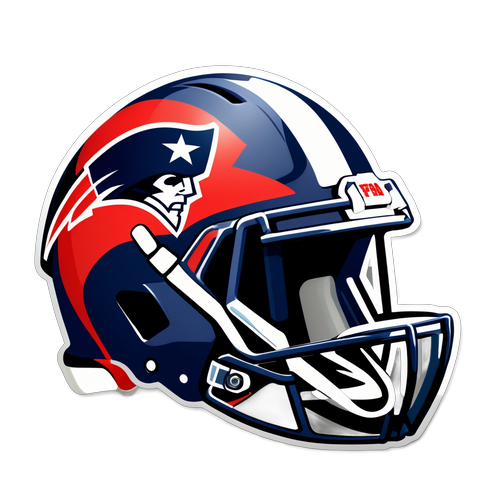 Unleash Your Team Spirit! The Ultimate New England Patriots Helmet Design You Can't Miss!