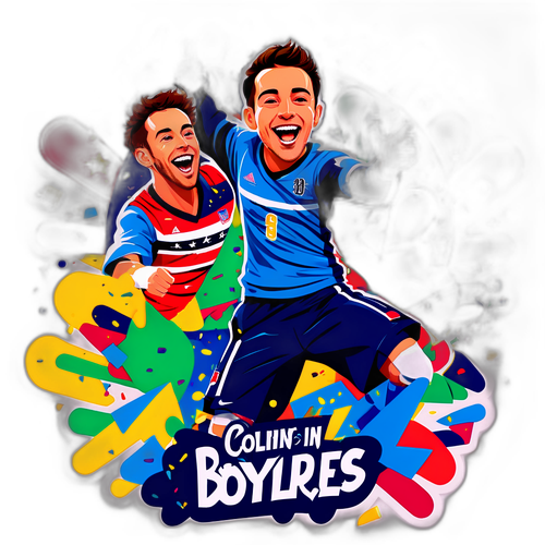 Joyful Celebration Sticker of Collin Murray Boyles