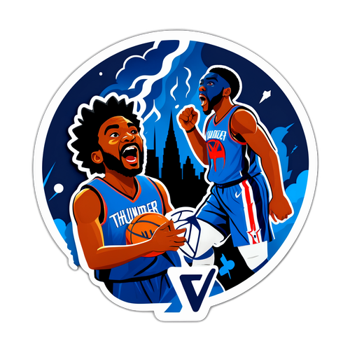 Eksena mula sa Laban ng Thunder at Wizards