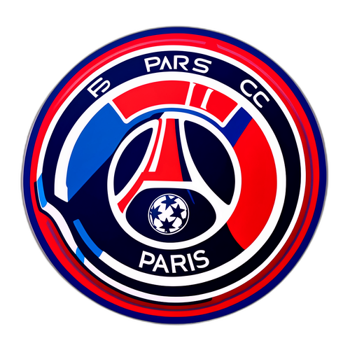 PSG Emblem Klistermärke