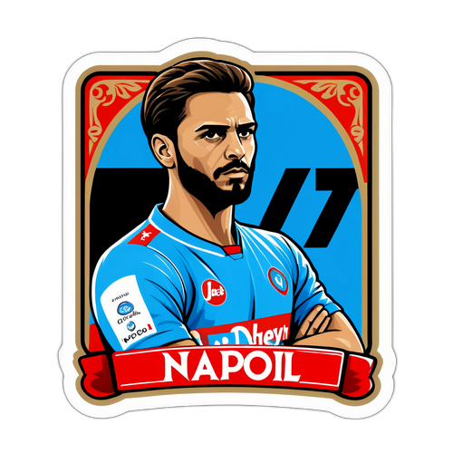 Chân dung cầu thủ Napoli với vẻ mặt đầy khát khao chiến thắng
