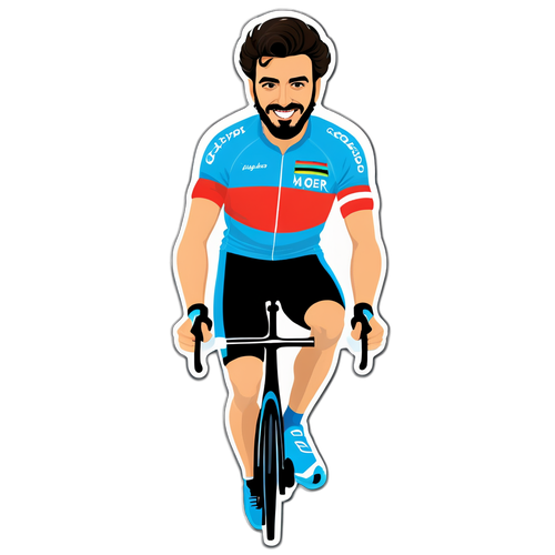 Sticker Sportivo Divertente di Ignazio Moser