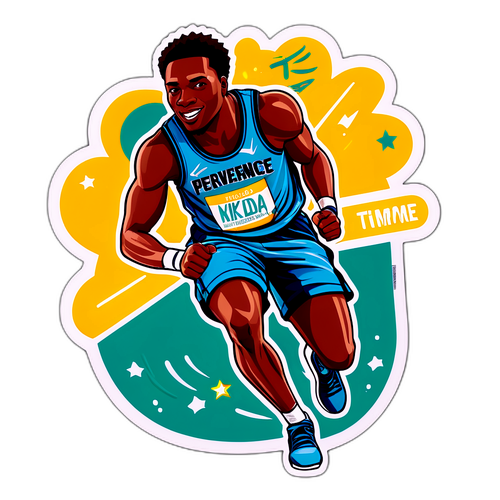 Sticker van Timothé Nkada met Inspirerende Woorden