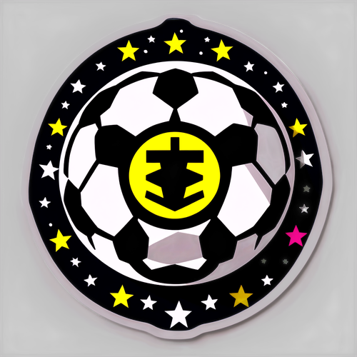 Diseño de balón de fútbol con logotipos de Inter Miami y Club América