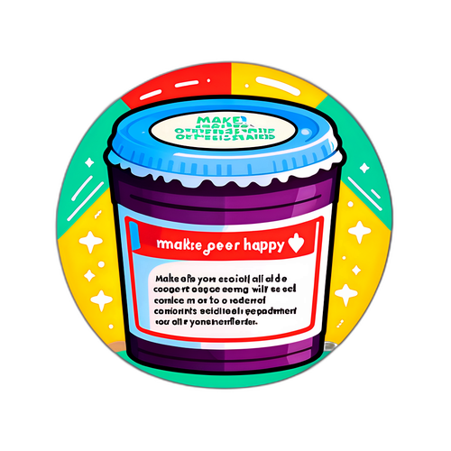 Sticker Desain Paket Bantuan Sosial