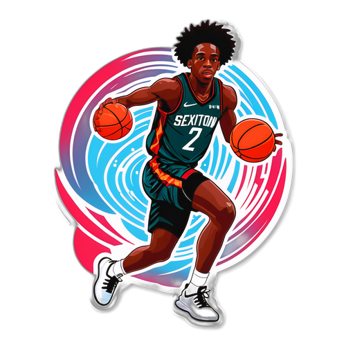 Collin Sexton Action Sticker