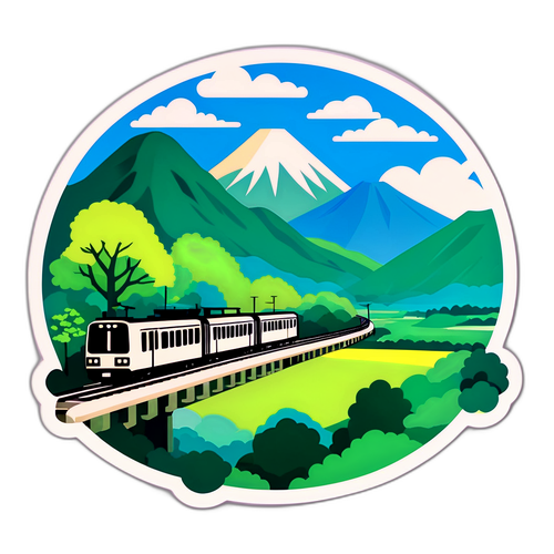 心を落ち着かせる風景ステッカー