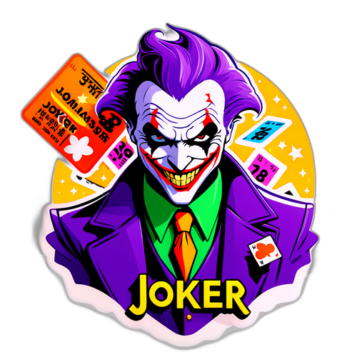 Στυλάτη σχεδίαση του παιχνιδιού JOKER