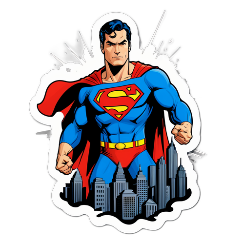 Stiker Bertemakan Superhero: Superman