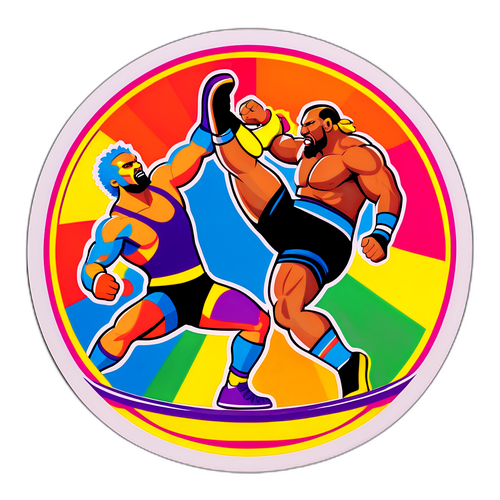Wibrujący i dynamiczny sticker SummerSlam 2025