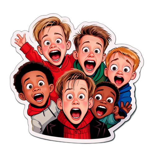 Personaje vesele din „Singur acasă”