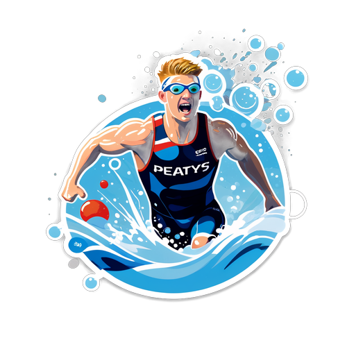 Unleash the Champion: Adam Peaty's Power Captured in Bubbles and Splashes!