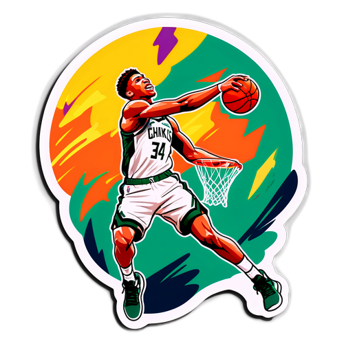 Masiglang Sticker ng Dunk ni Giannis