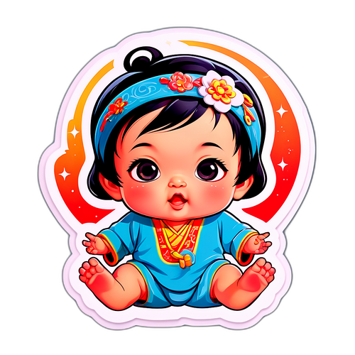 Jiang Ling Little Baby Sticker