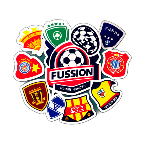 축구와 문화의 융합 스티커