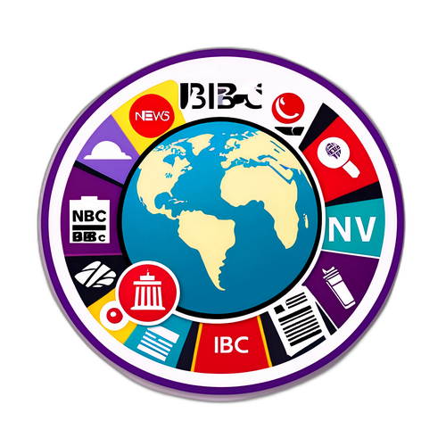 न्यूस लोगो और आइकन्स का सरल डिजाइन