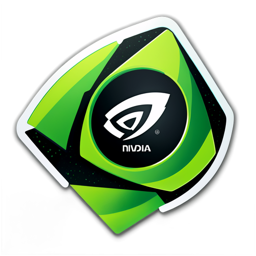 Värikäs Nvidia-tarra