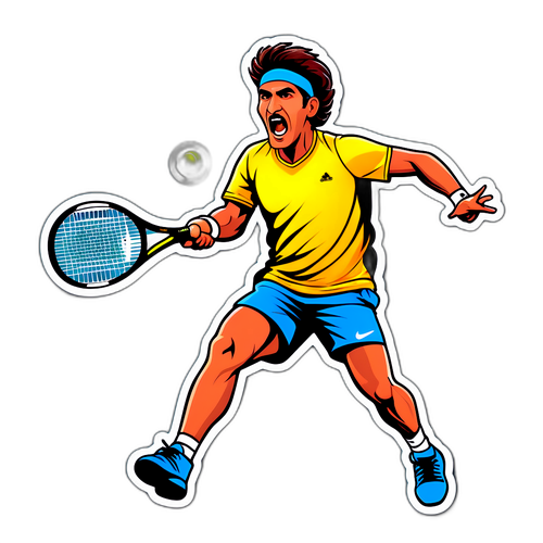 Juan Manuel Cerúndolo en acción